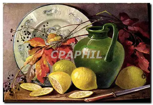 Cartes postales Fantaisie Nature morte