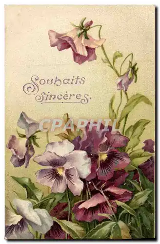 Cartes postales Fantaisie Fleurs