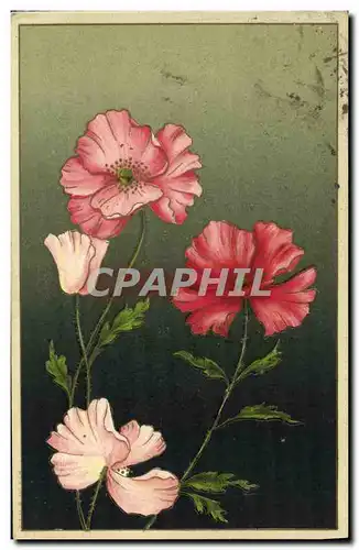 Cartes postales Fantaisie Fleurs