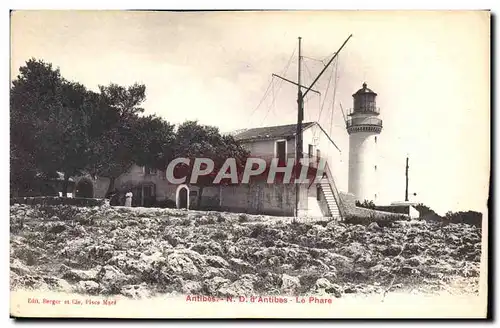 Cartes postales Phare Antibes ND d&#39Antibes