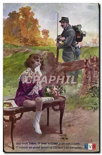 Cartes postales Militaria Enfant Soldat