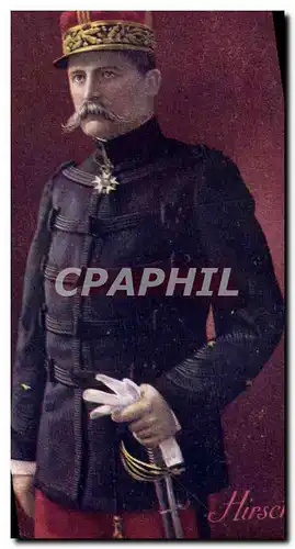 Cartes postales Militaria General Hirschauer