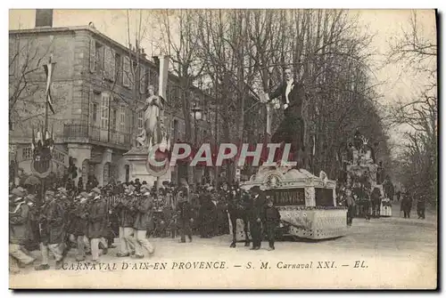 Cartes postales Carnaval XXI Aix en Provence