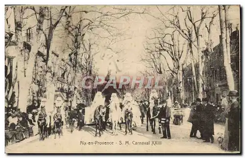 Cartes postales Carnaval XXIII Aix en Provence