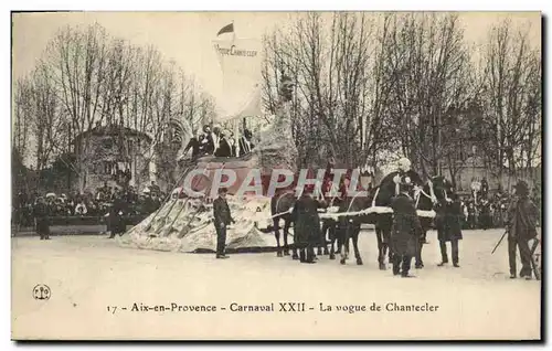 Ansichtskarte AK Carnaval XXII Aix en Provence La vogue de Chantecler