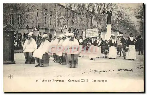 Ansichtskarte AK Carnaval XXII Les occupes Aix en Provence