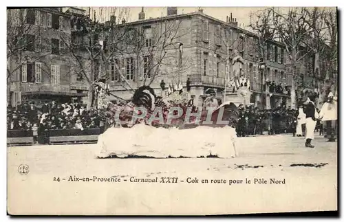 Cartes postales Carnaval XXII Cok en route pour le Pole Nord Aix en Provence