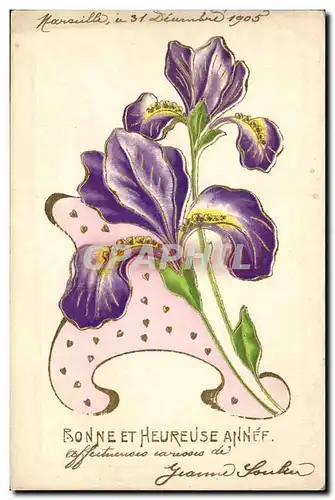 Cartes postales Fantaisie Fleurs