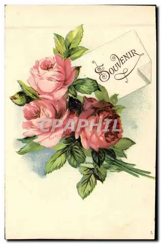 Cartes postales Fantaisie Fleurs