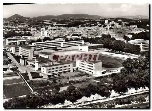 Cartes postales moderne Stade Montelimar Le nouveau college et la ville