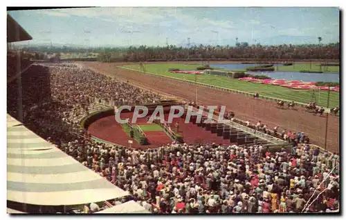 Moderne Karte Hollywood Park Racetrack Inglewood Cal Chevaux