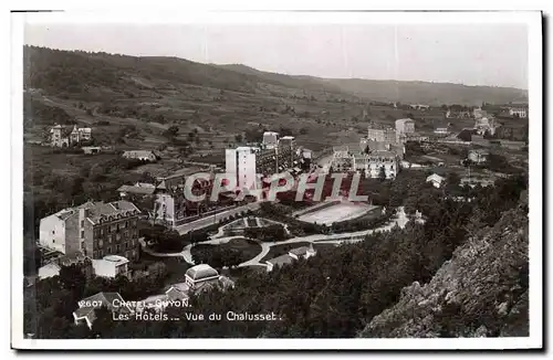 Cartes postales moderne Stade Chatelguyon Les hotels Vue du Chalusset Football