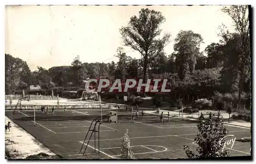 Moderne Karte Basket Ball Clamart Le terrain de sports et le bois de Meudon Volley Ball Volley-Ball