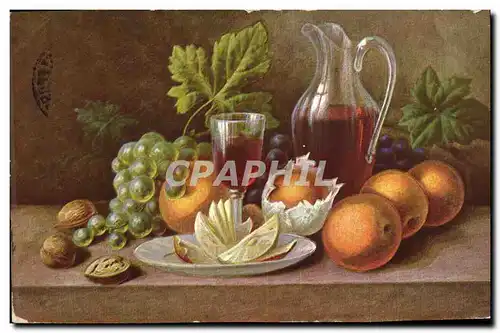 Cartes postales Fantaisie Nature morte