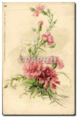 Cartes postales Fantaisie Fleurs