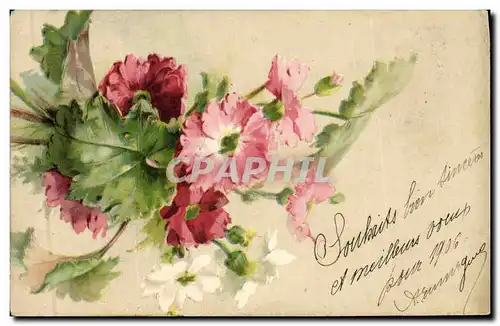 Cartes postales Fantaisie Fleurs