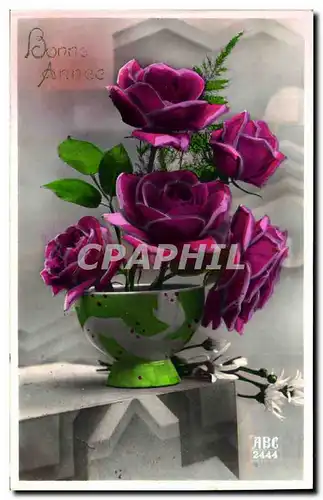 Cartes postales Fantaisie Fleurs