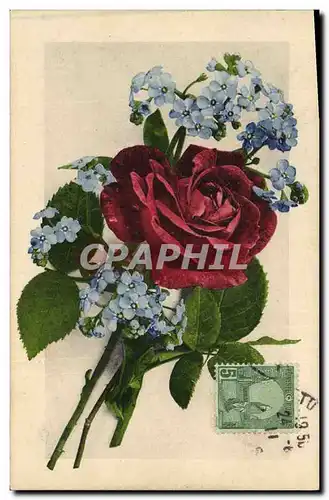 Cartes postales Fantaisie Fleurs