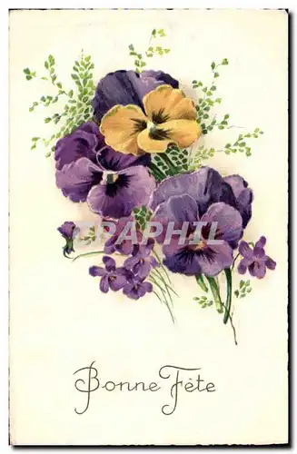 Cartes postales Fantaisie Fleurs