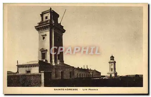 Ansichtskarte AK Phare Sainte Adresse Les phares