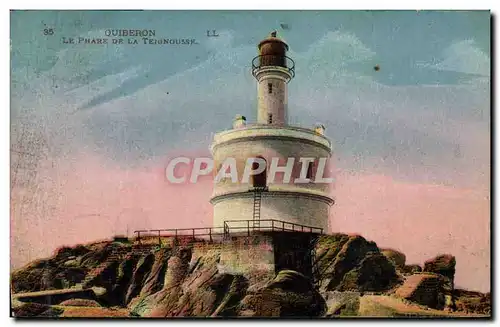 Ansichtskarte AK Phare de la Teignousse Quiberon