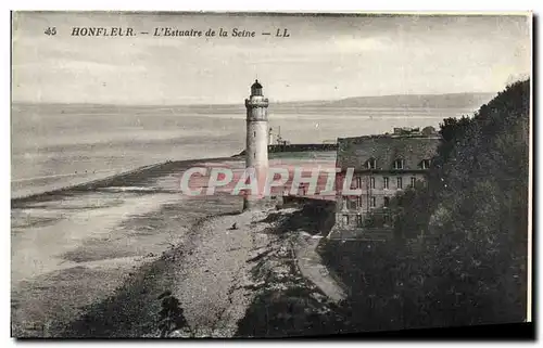 Ansichtskarte AK Phare Honfleur L&#39estuaire de la Seine