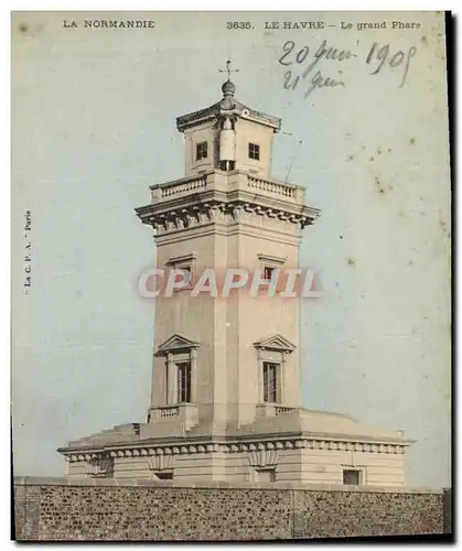 Cartes postales Phare Le Havre Le grand phare