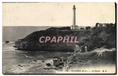 Cartes postales Phare Biarritz