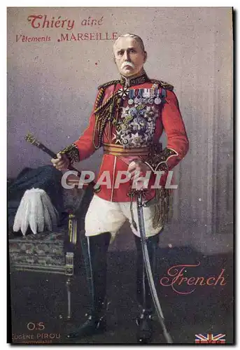 Ansichtskarte AK Militaria General French