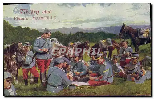 Cartes postales Militaria Une bonne partie de cartes