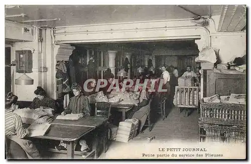 Cartes postales Journaux Journal Le Petit Journal Petite partie du service des plieuses TOP