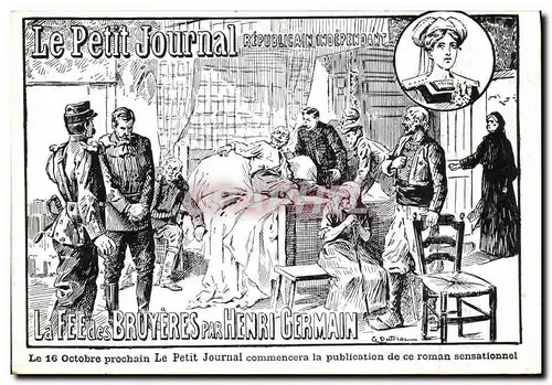 Cartes postales Fantaisie Journaux Le Petit Journal republicain independant La fee des Bruyeres par Henri Germai