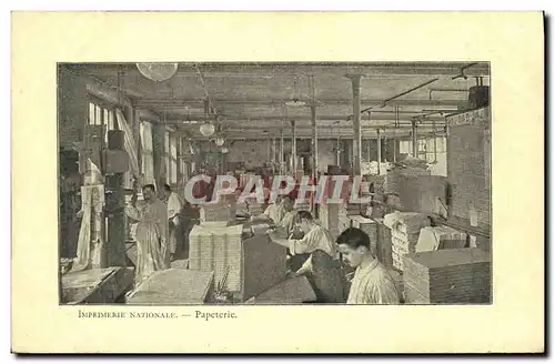 Cartes postales Journaux Journal Imprimerie national Papeterie