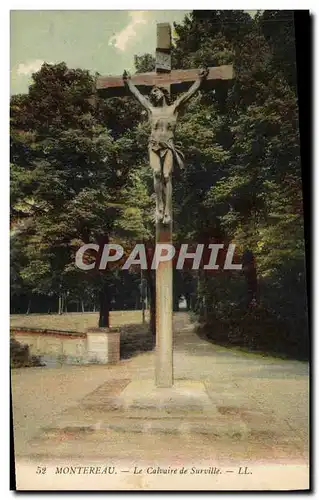 Cartes postales Montereau Le calvaire de Surville