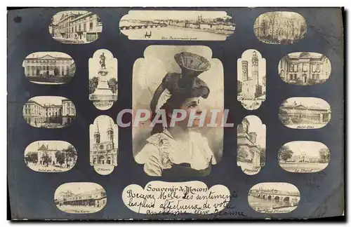 Cartes postales Folklore Macon Femme