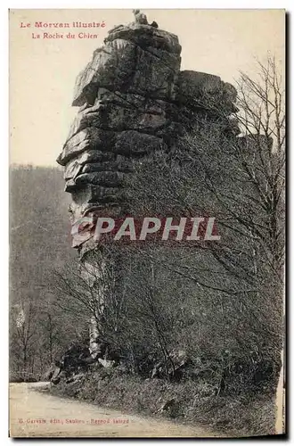 Cartes postales Morvan La roche du chien