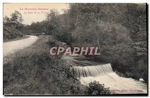 Cartes postales Morvan Le saut de la truite