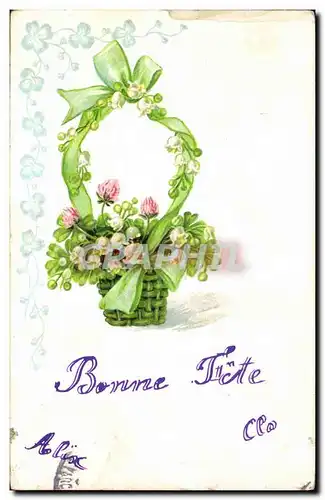 Cartes postales Fantaisie Fleurs