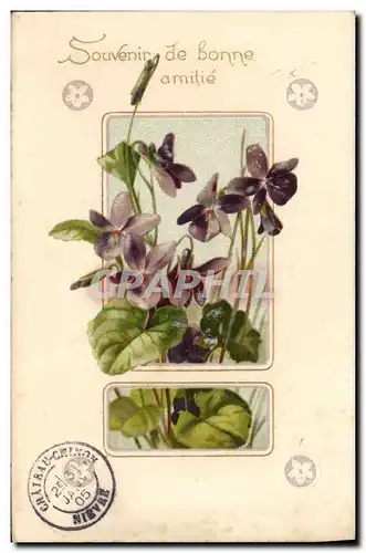 Cartes postales Fantaisie Fleurs