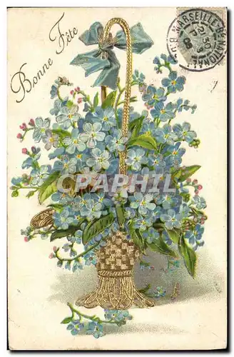 Cartes postales Fantaisie Fleurs