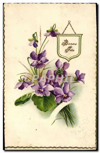 Cartes postales Fantaisie Fleurs