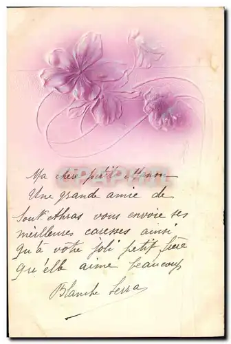 Cartes postales Fantaisie Fleurs