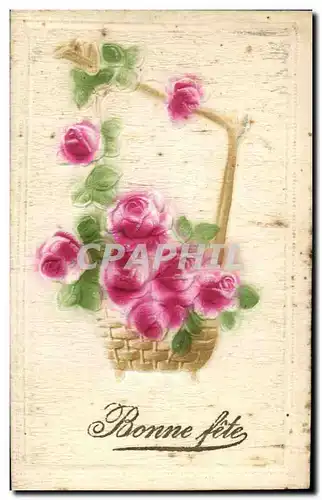 Cartes postales Fantaisie Fleurs