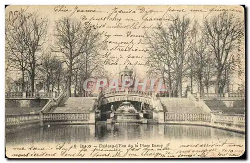 Cartes postales Chateau d&#39eau de la place Darcy Dijon