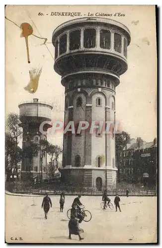 Cartes postales Chateau d&#39eau Dunkerque Les chateau d&#39eau