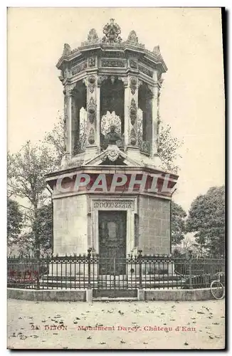 Ansichtskarte AK Chateau d&#39eau Dijon Monument Darcy