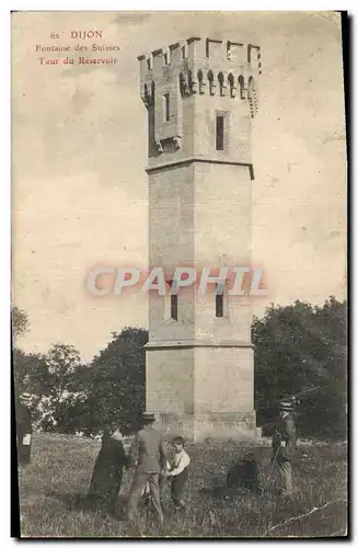 Cartes postales Chateau d&#39eau Dijon Fontaine des Suisses Tour du Reservoir