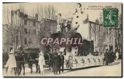 Cartes postales P�errot Pierrots Carnaval d&#39Aix Aix en Provence