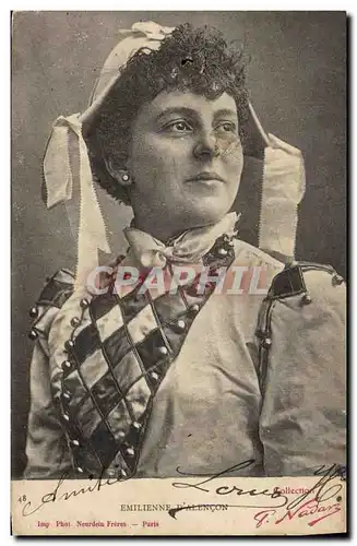 Cartes postales P�errot Pierrots Emilienne d'Alencon