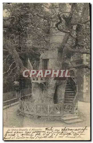 Ansichtskarte AK Arbre Le Chene chapelle d&#39Allouville